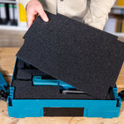 Boden passend für den Rasterschaumstoff von HMF mit den Maßen 345 x 10 x 275 mm