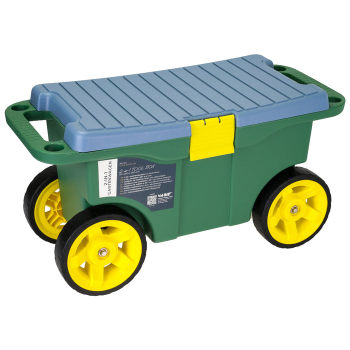 Gartenwagen von HMF, 55 x 26,5 x 29,5 cm, grün