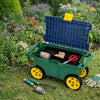 Gartenwagen von HMF, 55 x 26,5 x 29,5 cm, grün