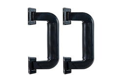 Koffergriff 2er Set, HMF 14971-02, 16,5 x 7,5 cm, Schwarz