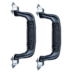 Koffergriff 2er Set, HMF 14972-02, 19 x 7 cm, Schwarz