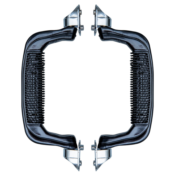 Koffergriff im 2er Set von HMF mit den Maßen 19 x 7 cm in Schwarz