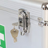 Medizinkoffer Erste Hilfe Koffer Aluminium HMF 14701-09 40 x 22.5 x 20.5 cm Silber abschließbar