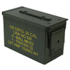 US Ammo Box als Munitionskoffer aus Metall von HMF mit den Maßen 30 x 19 x 15.5 cm in grün