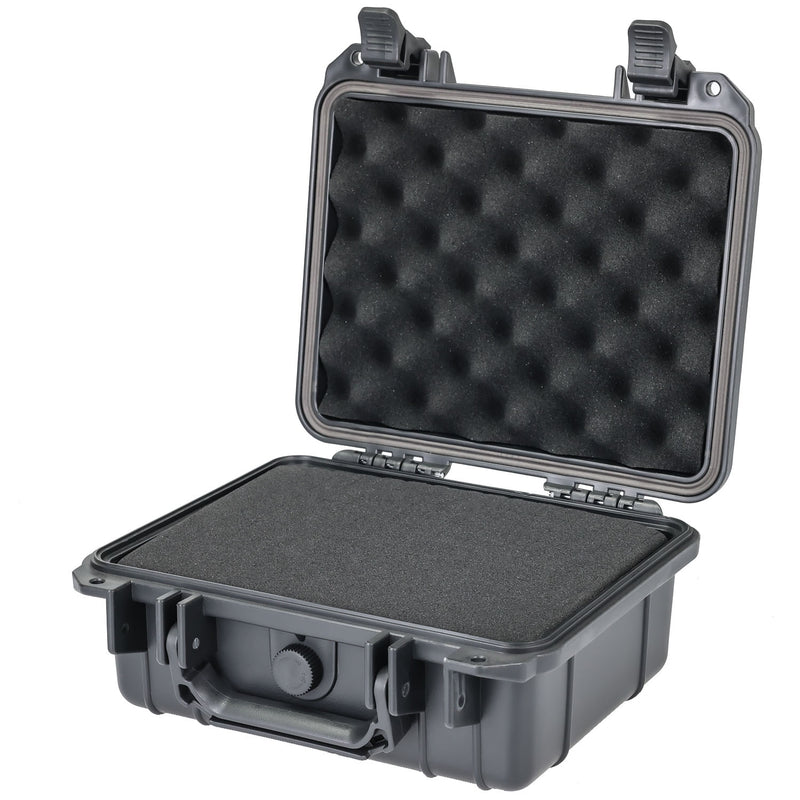 Outdoor Fotokoffer und Waffenkoffer mit Rasterschaumstoff von HMF mit 27 cm Breite