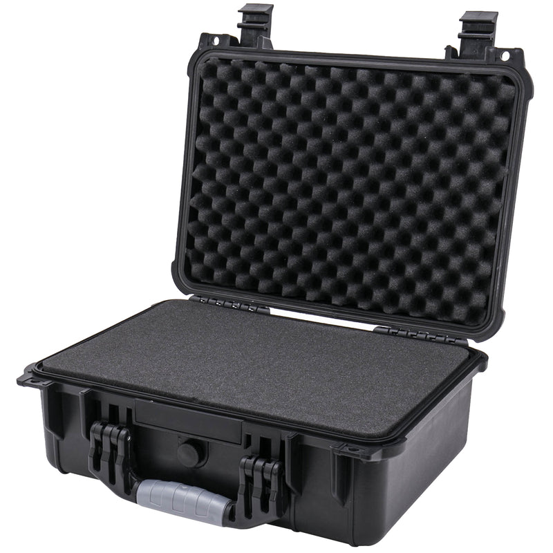 Outdoor Fotokoffer und Waffenkoffer mit Rasterschaumstoff von HMF mit 41 cm Breite