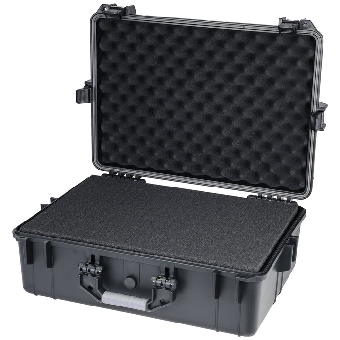 Outdoor Fotokoffer und Waffenkoffer mit Rasterschaumstoff von HMF mit 57 cm Breite