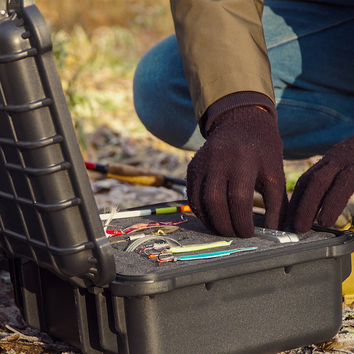 Outdoor-Trolley Fotokoffer mit Rasterschaumstoff HMF ODK400 56 cm
