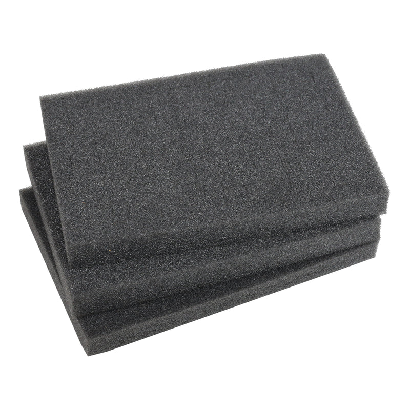 Koffereinlagen Set mit Rasterschaumstoff für Outdoor-Fotokoffer HMF ODR100 Höhe