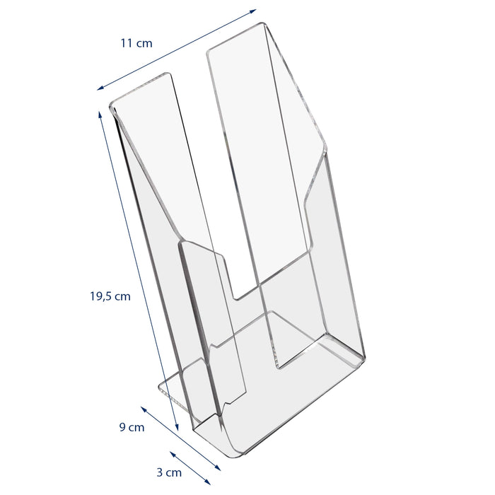 Prospektständer in DIN A6 aus Acryl von HMF
