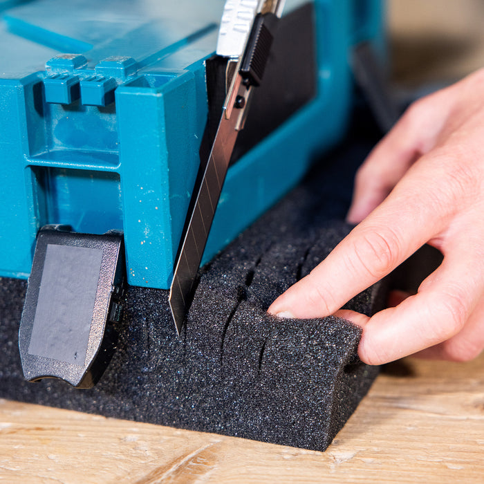 Rasterschaumstoff Würfelschaum ohne Rahmen HMF 1458G 345 x 275 mm Höhe