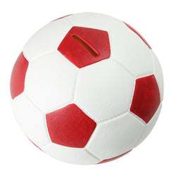 Spardose Fußball Lederoptik, HMF 4790, 15 cm