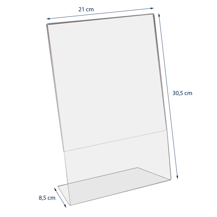 Tischaufsteller aus Acryl im Hoch- und Querformat HMF in DIN A4
