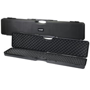 HMF Transportkoffer mit Noppenschaumstoff 123,5 x 26,5 x 11 cm in Schwarz