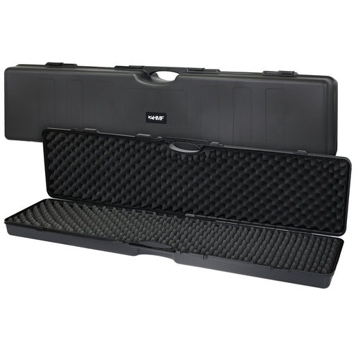 HMF Transportkoffer mit Noppenschaumstoff 138 x 34 x 13,5 cm in Schwarz