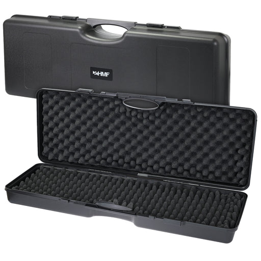 HMF Transportkoffer mit Noppenschaumstoff 88 x 34 x 13,5 cm in Schwarz