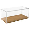 Acryl Vitrine mit Holzsockel für Modellautos von HMF mit den Maßen 34 x 16 x 14 cm