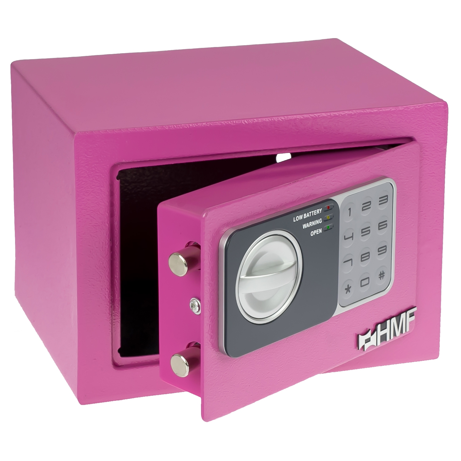 Möbeltresor mit Elektroschloss von HMF mit 23 cm Breite in Pink