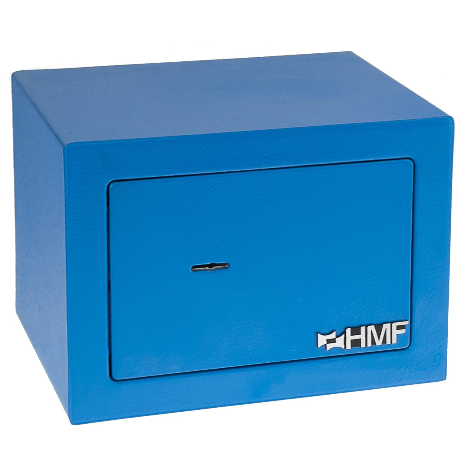 Möbeltresor mit einem Doppelbartschloss von HMF mit 23 cm Breite in Blau