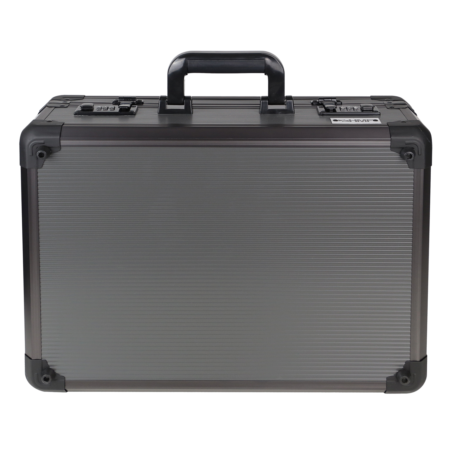Koffergriff im 2er Set von HMF mit den Maßen 16.5 x 7.5 cm in Schwarz